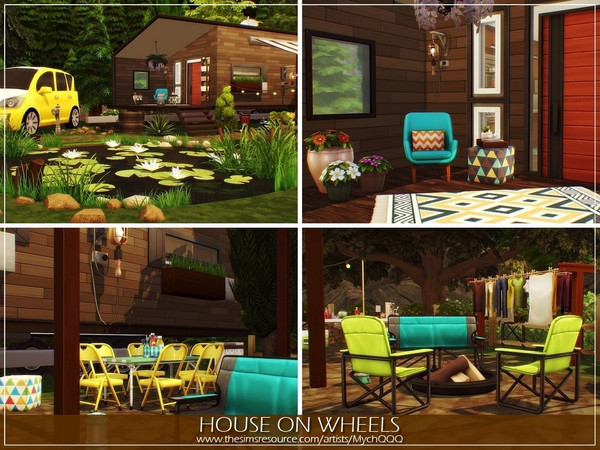 Sims 4 House On Wheels by MychQQQ at TSR
