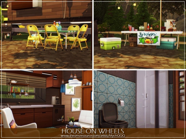 Sims 4 House On Wheels by MychQQQ at TSR