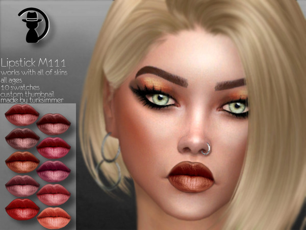 Sims 4 Lipstick M111 by turksimmer at TSR