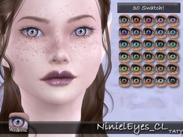 Sims 4 Niniel Eyes CL by tatygagg at TSR