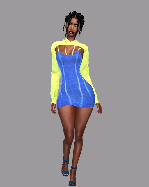 Sims 4 Let´s Play Dress at Teenageeaglerunner