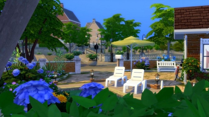 Sims 4 Student Avenue by chipie cyrano at L’UniverSims