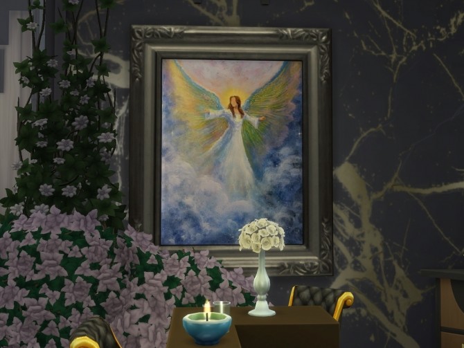 Sims 4 Angels wall art at Anna Quinn Stories