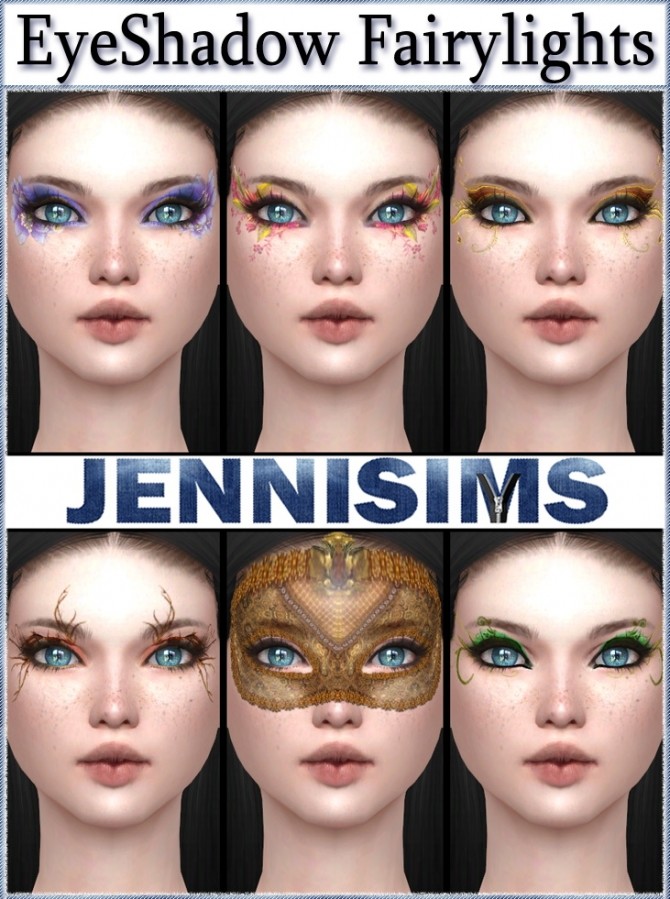 Sims 4 Fairylights eyeshadow at Jenni Sims