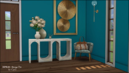 January Hallway: console, chair, bag & vases at DOMICILE Design TS4