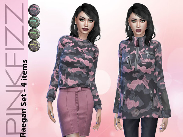 Sims 4 Raegan Collection by Pinkfizzzzz at TSR