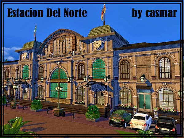 Sims 4 North Station by casmar at TSR