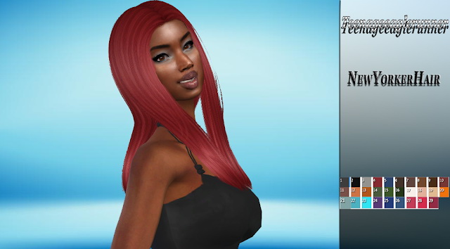 Sims 4 New Yorker Hair Recolor at Teenageeaglerunner