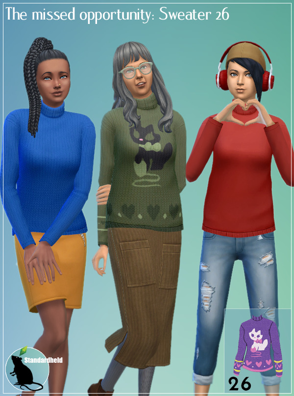Sims 4 The missed opportunity: Sweater 26 at Standardheld