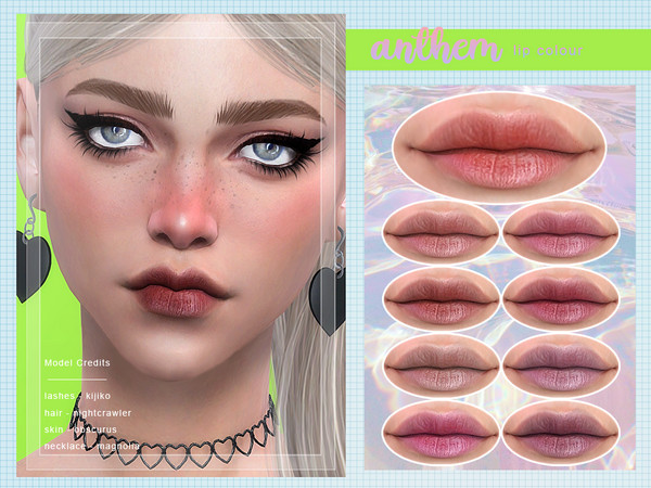 Sims 4 Anthem Lip Colour by Screaming Mustard at TSR
