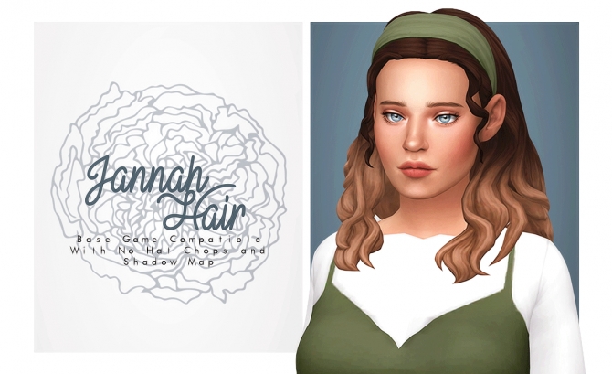 Jannah Hair at Isjao » Sims 4 Updates