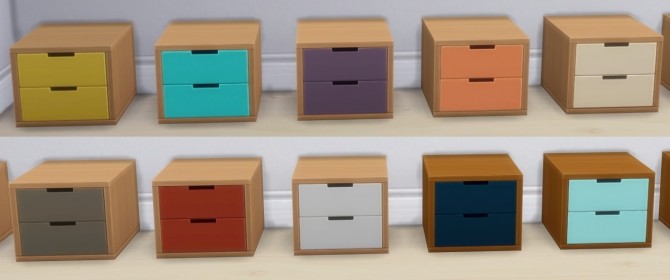 Sims 4 Tiny Living Dresser by therealmofsimbl at Mod The Sims