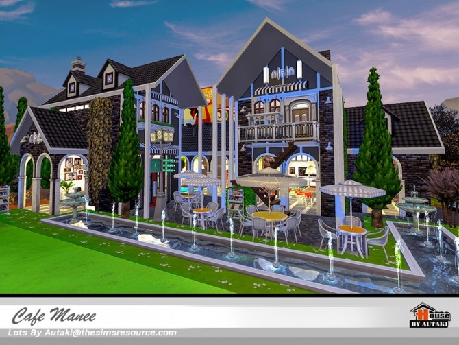 Sims 4 Cafe Manee by autaki at TSR