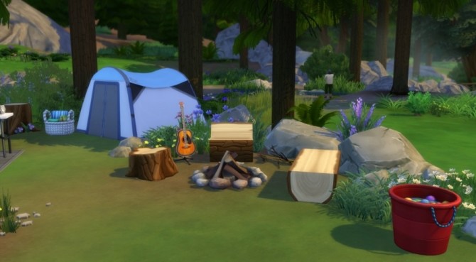 Sims 4 The Granite Falls caravan by Pyrenea at Sims Artists