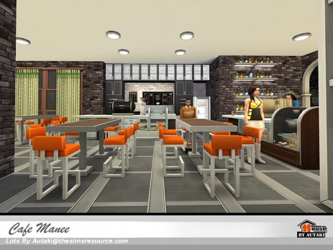 Sims 4 Cafe Manee by autaki at TSR