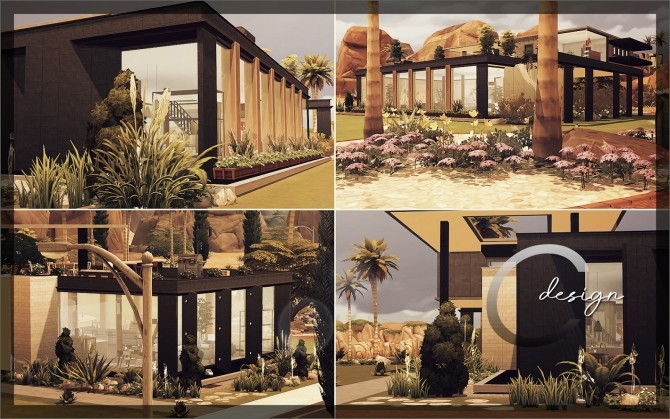 Sims 4 EVOX house at Cross Design