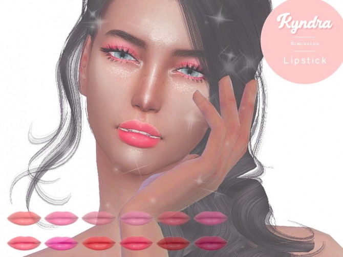 Sims 4 Kyndra Lipstick at Kiminachu CC