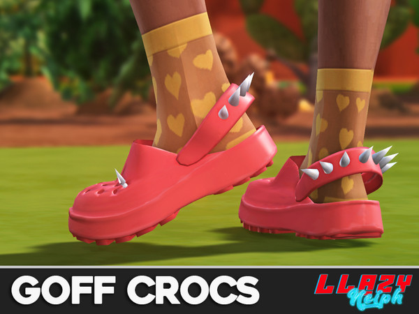 Sims 4 Goff Crocs by llazyneiph at TSR