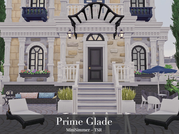 Sims 4 Prime Glade townhouse by Mini Simmer at TSR