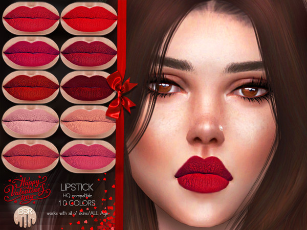 Sims 4 Lipstick BM21 by busra tr at TSR