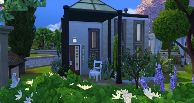 Sims 4 Small Modernity house by Coco Simy at L’UniverSims