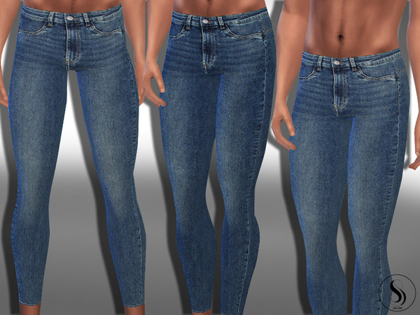 Sims 4 Full Realistic True Jeans M by Saliwa at TSR