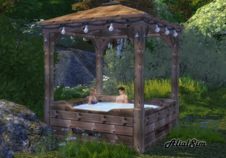 Rustic Hot Tub at Alial Sim