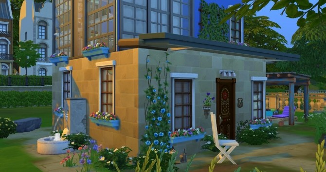 Sims 4 Student mini house by Coco Simy at L’UniverSims