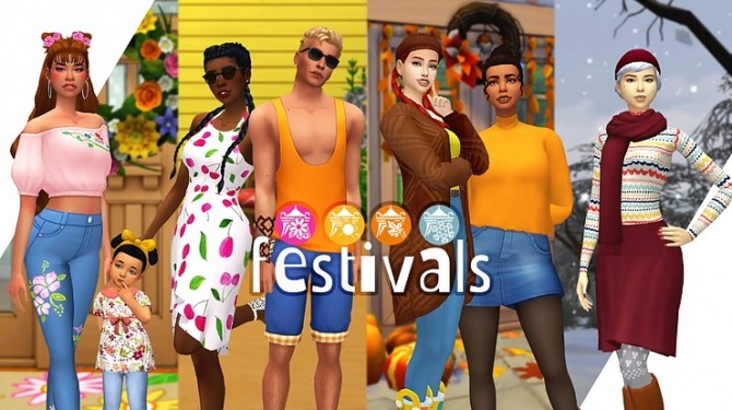 Sims 4 Seasonal Festivals at KAWAIISTACIE