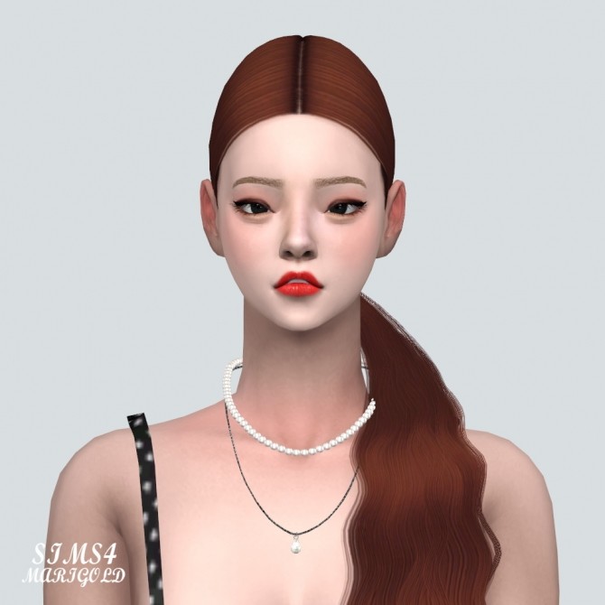 Sims 4 Pearl Layered Necklace at Marigold
