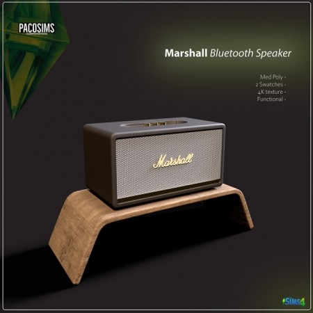 Aigle Desk Marshall Bluetooth Speaker (P) at Paco Sims
