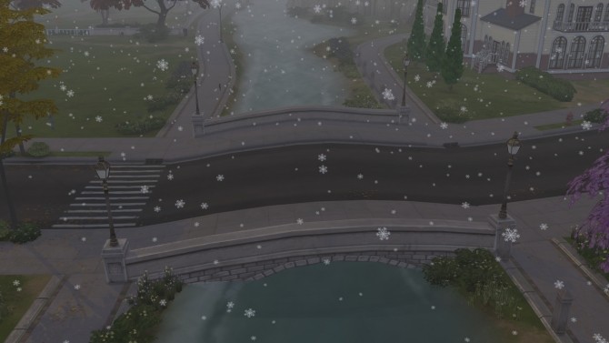 Sims 4 Real Snowflakes Override by Simaginarium at Mod The Sims