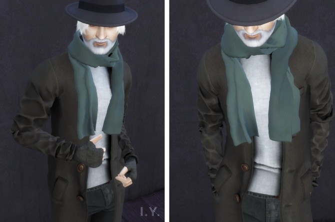 Sims 4 Wool Scarf by Ninth at IdentifyYourself