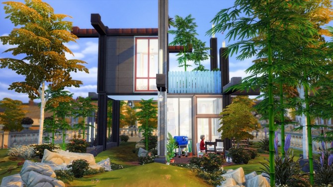 Sims 4 Proto Prouvette 002 house at Fezet