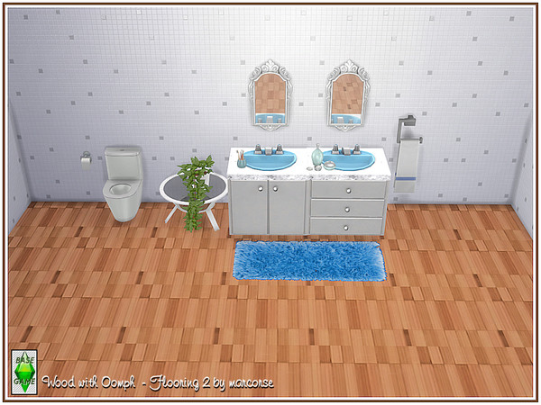Sims 4 Wood with Oomph Flooring by marcorse at TSR