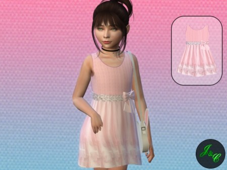 Lace Dress by CarolLR at TSR