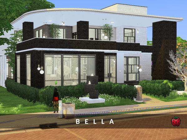 Sims 4 Bella dark house by melapples at TSR