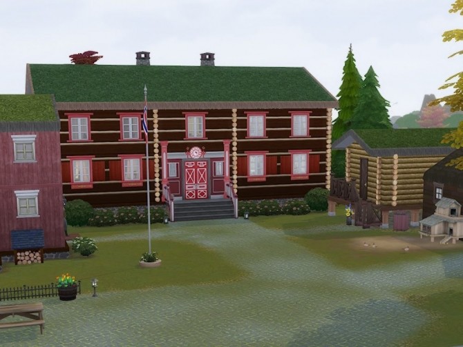 Sims 4 Smedstua (Blacksmiths house) at KyriaT’s Sims 4 World