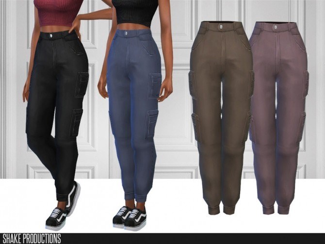 Sims 4 381 Cargo Pants by ShakeProductions at TSR