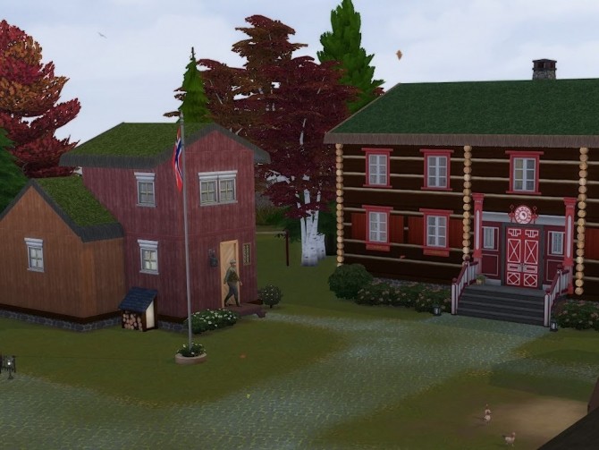 Sims 4 Smedstua (Blacksmiths house) at KyriaT’s Sims 4 World