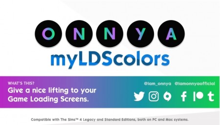 myLDScolors 18 New Loading Screens by onnyasimr at Mod The Sims