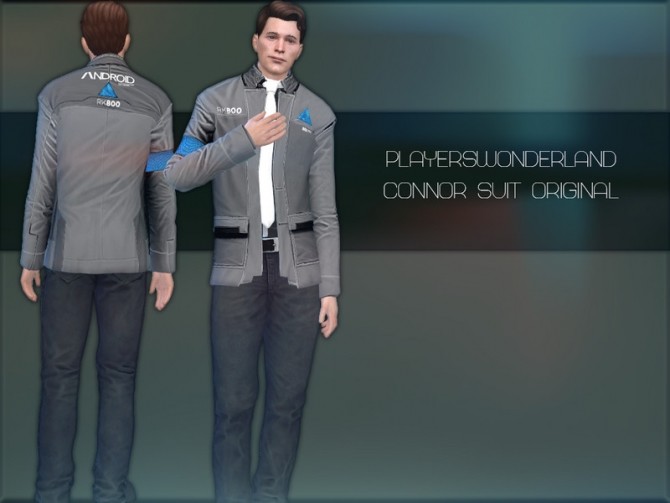 Sims 4 Connor Suit Original by PlayersWonderland at TSR