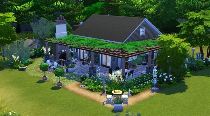 Sims 4 Tiny Coastal Cottage at Jenba Sims