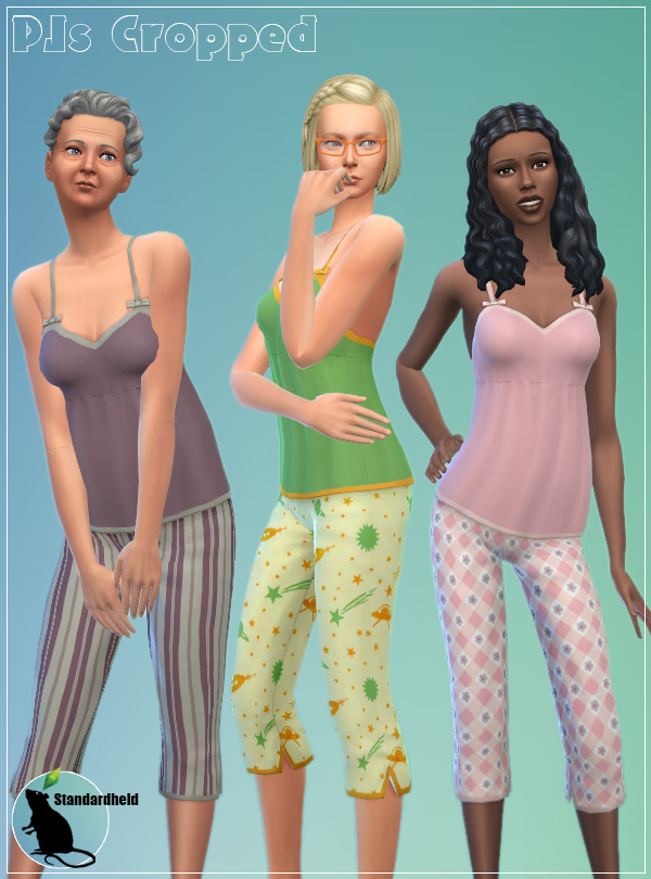 Sims 4 PJs Cropped at Standardheld