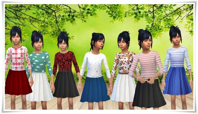 Sims 4 Jills Girly Dress at Birksches Sims Blog