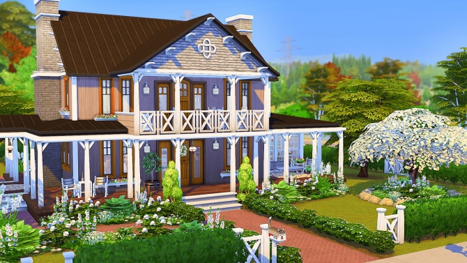 BIG FAMILY FARMHOUSE at Aveline Sims » Sims 4 Updates