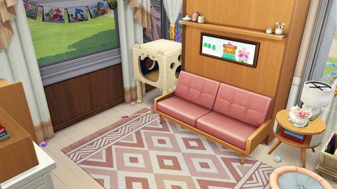 Sims 4 CRAZY CAT LADY MICRO HOME at Aveline Sims