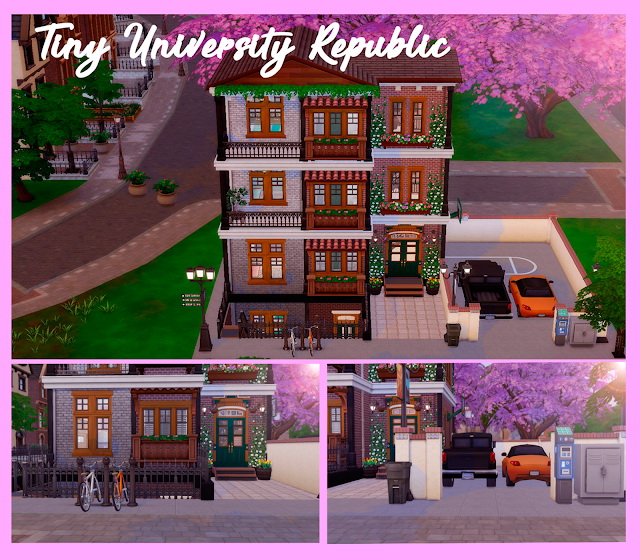 Sims 4 Tiny University Republic at Lily Sims