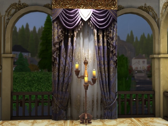 Sims 4 Set N*4 Of Elegant Curtains at Anna Quinn Stories