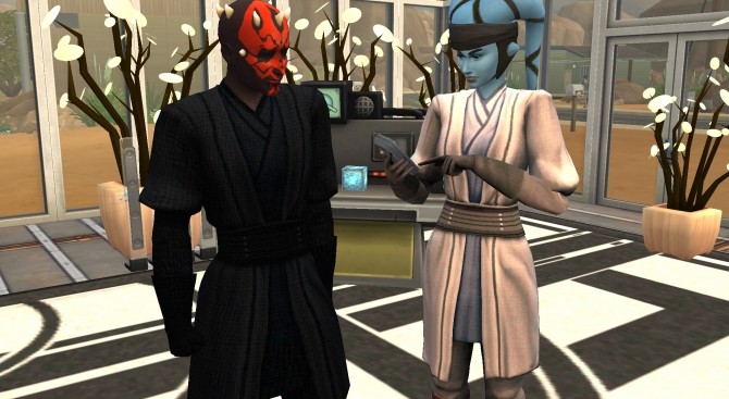 Sims 4 Star Wars Darth Maul Robe Recolors by Wanderflame at Mod The Sims